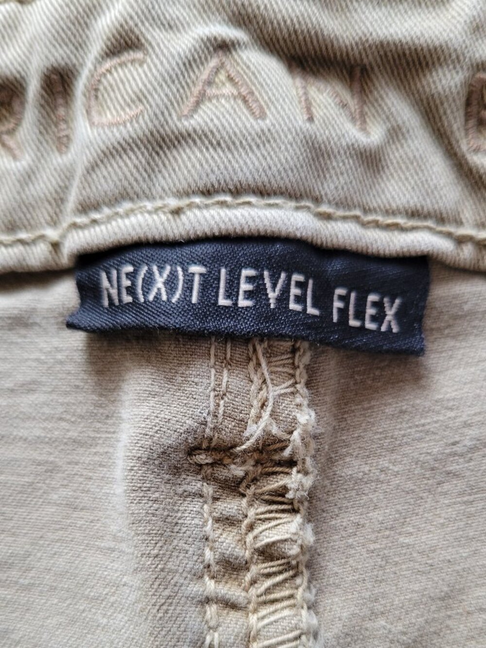 Men's American Eagle Khaki Next Level Stretch Pants - athletic fit size 34 x 32 - Picture 4 of 5